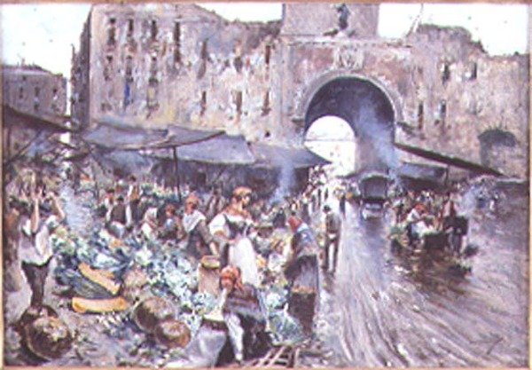 Port Nolano, Neapol autorstwa Oscar Ricciardi