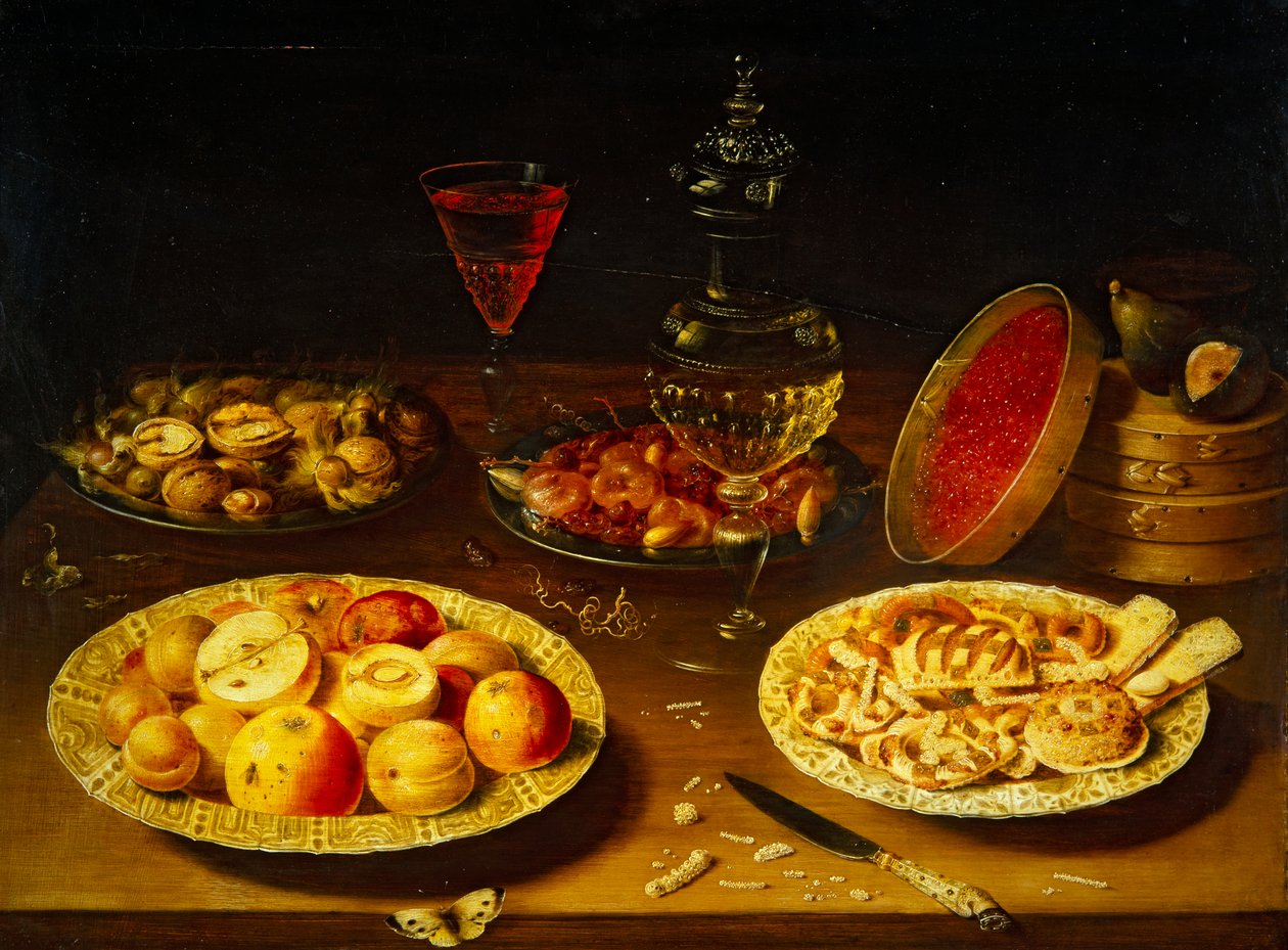 Martwa natura (olej na panelu) autorstwa Osias the Elder Beert