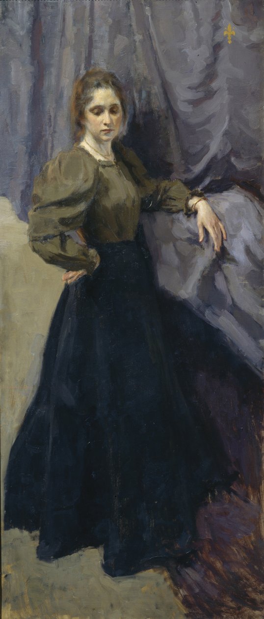 Portret malarki Jelizavety Martynovej 1868-1905, 1896 autorstwa Osip Emmanuilovich Braz