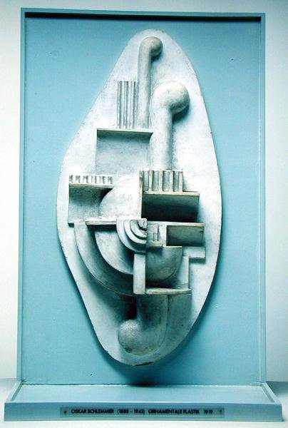 Relief, 1919 (drewno) autorstwa Oskar Schlemmer