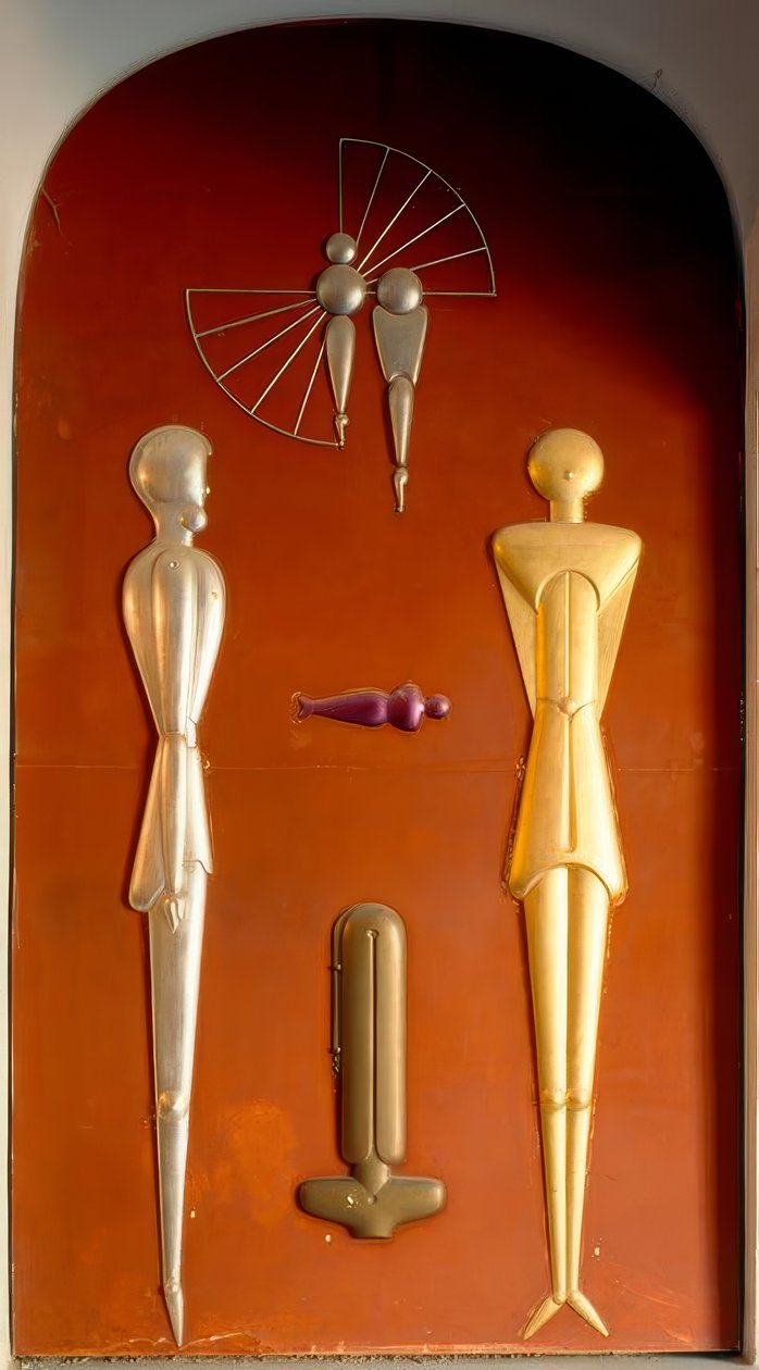 Van-de-Velde-Bau, płaskorzeźba Oskara Schlemmer autorstwa Oskar Schlemmer