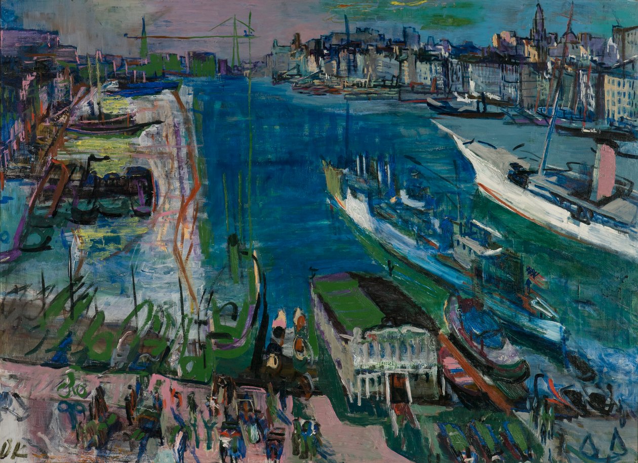 Port Marsylii II autorstwa Oskar Kokoschka