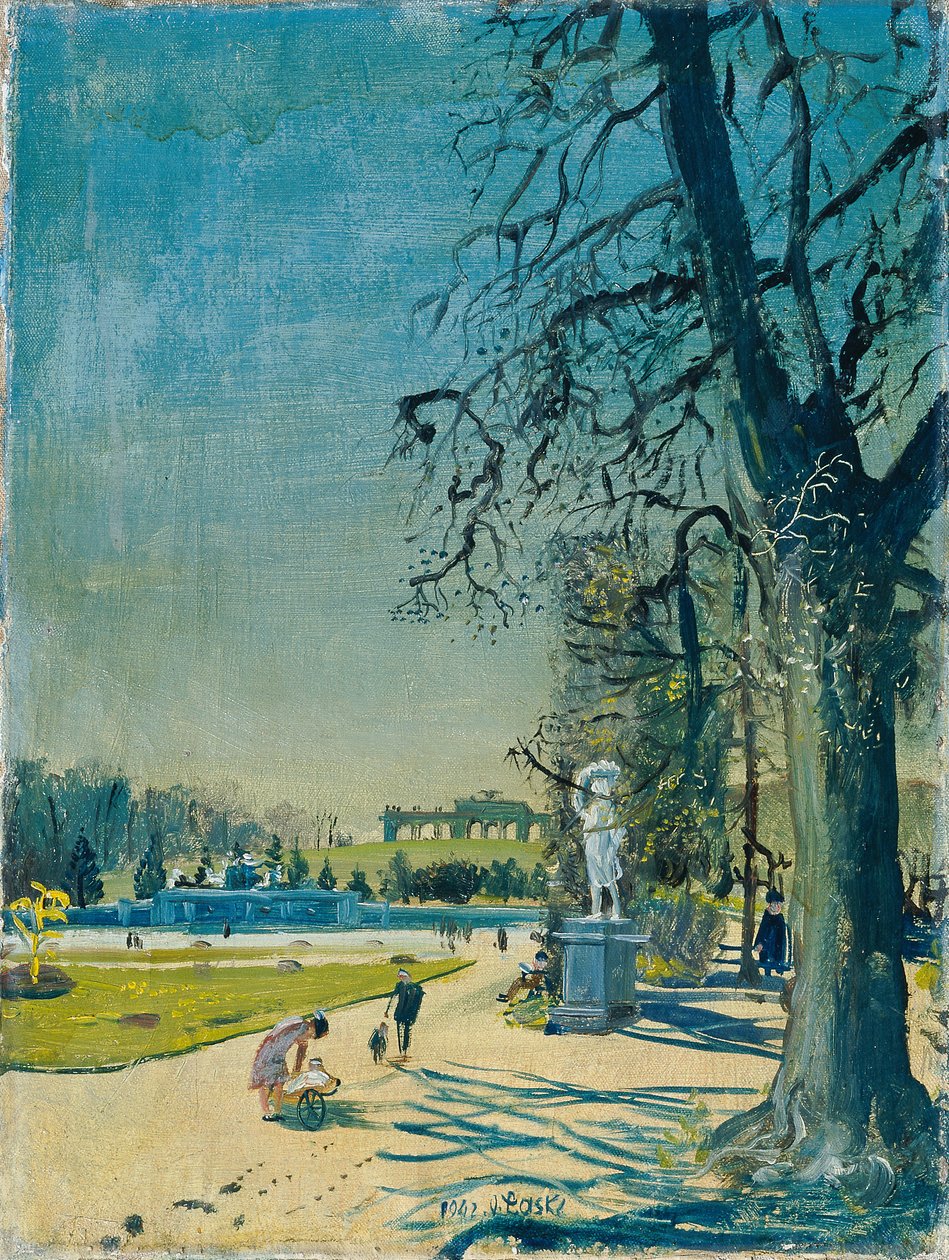 Park pałacowy Schönbrunn autorstwa Oskar Laske