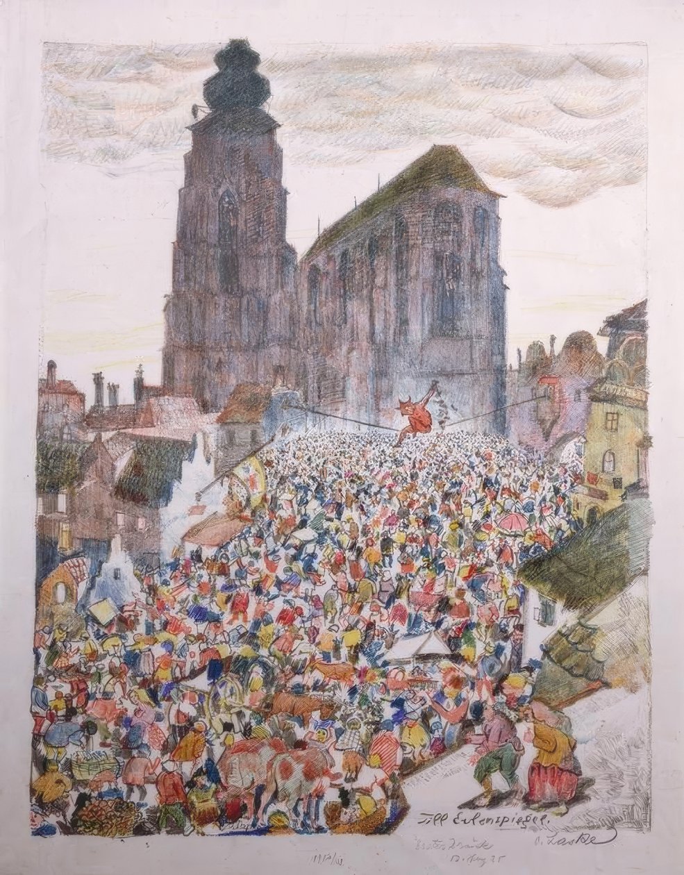Eulenspiegel autorstwa Oskar Laske