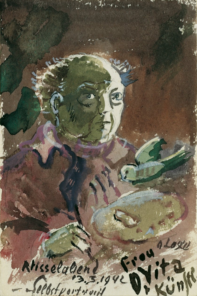 autoportret autorstwa Oskar Laske