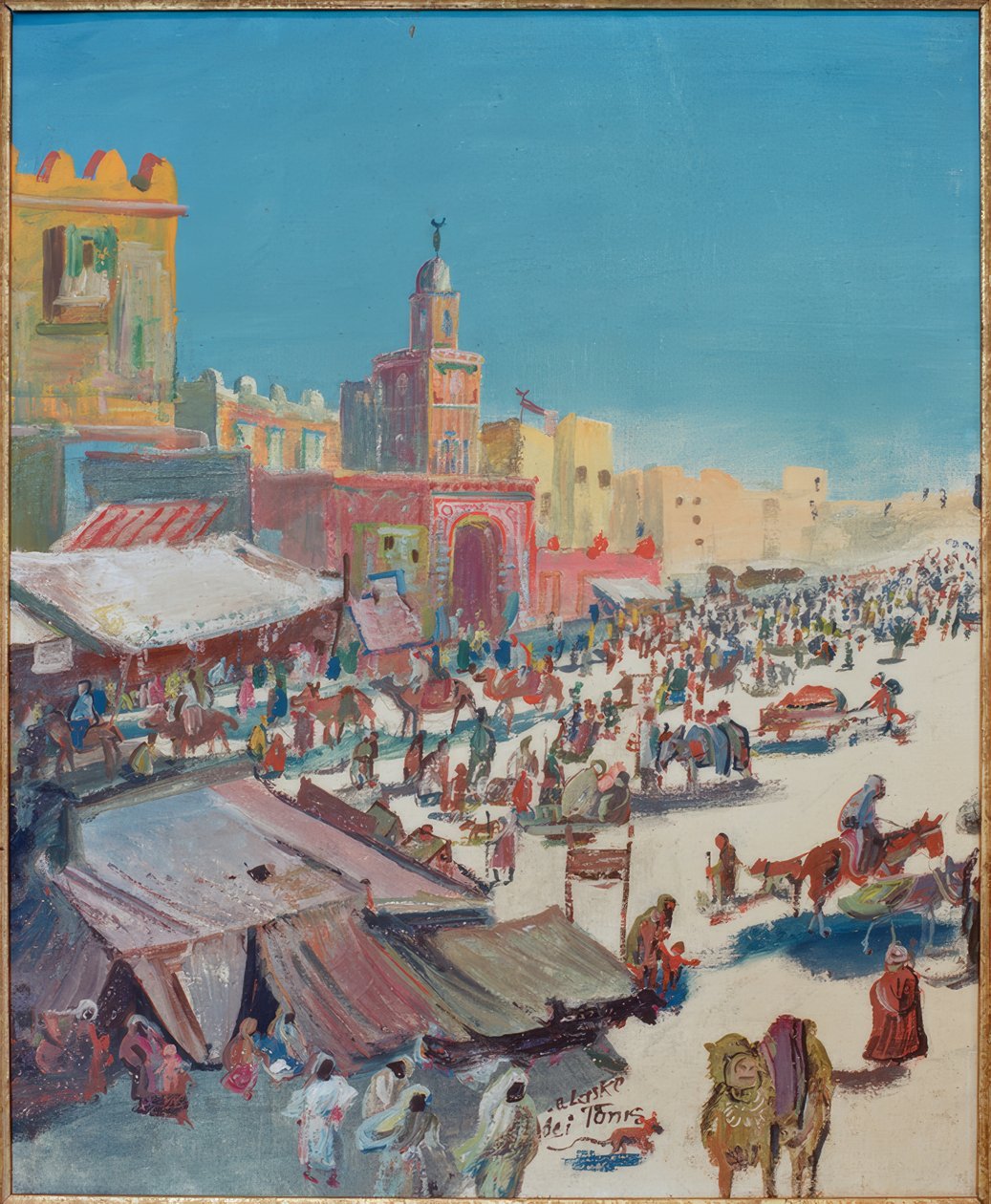 Tunis autorstwa Oskar Laske