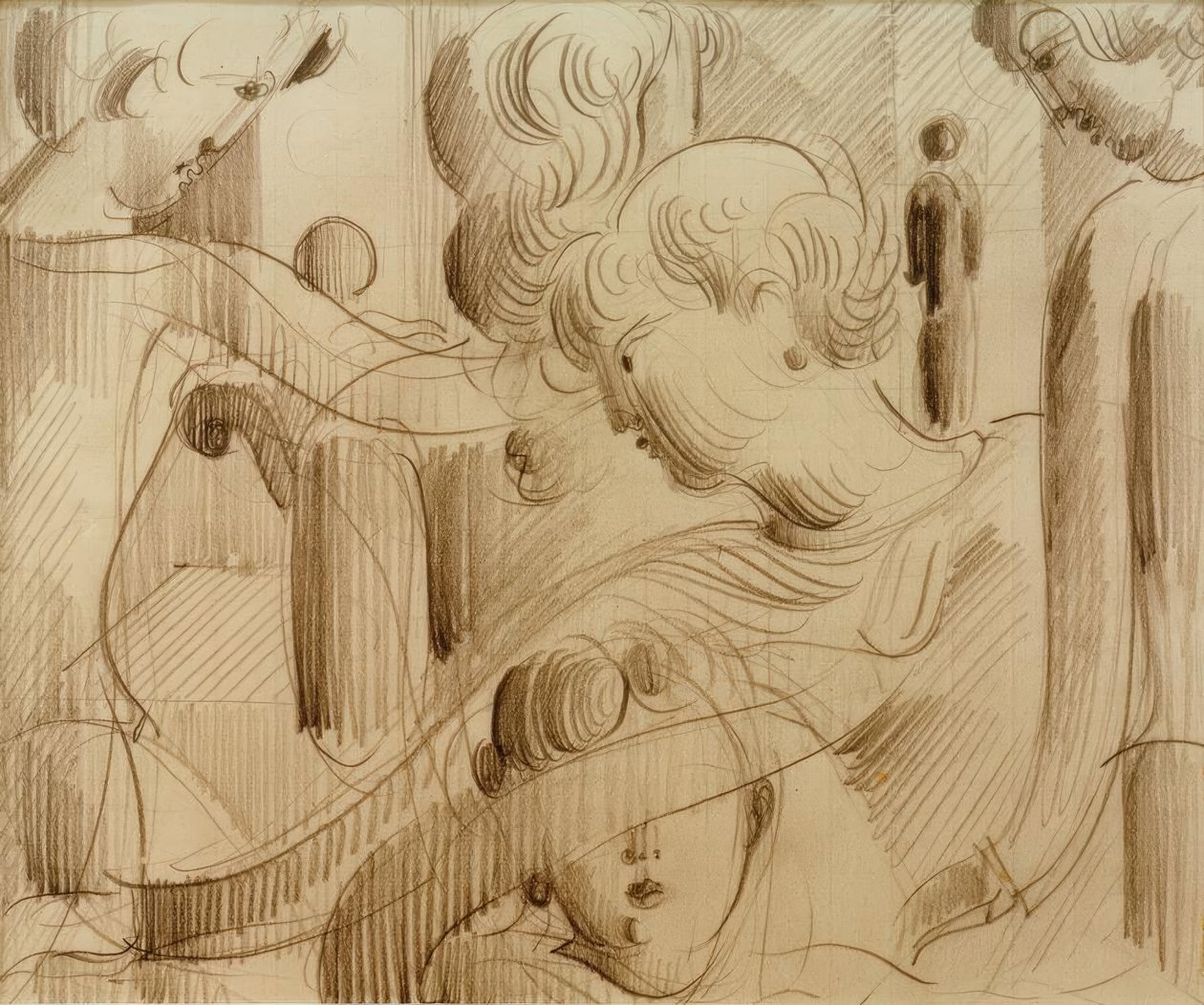 Figurakompozycja autorstwa Oskar Schlemmer