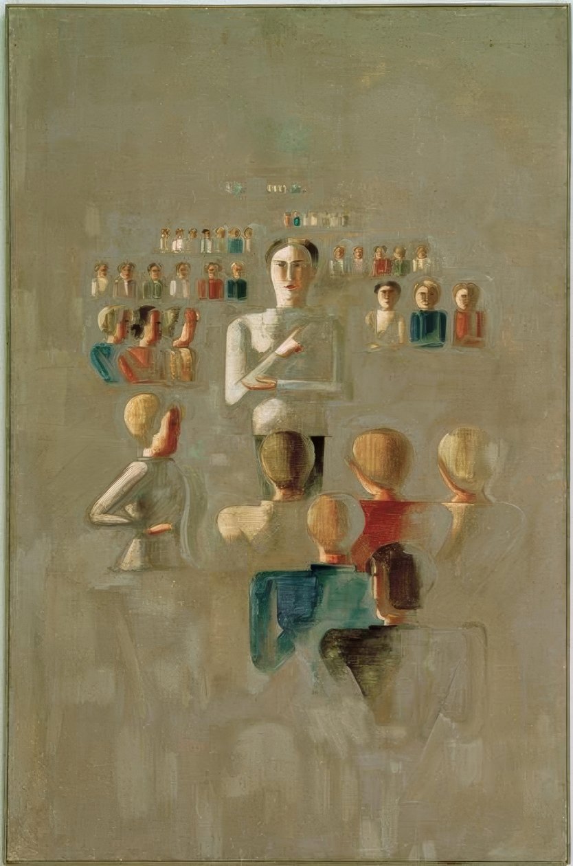Cykl Folkwang: Lekcje I autorstwa Oskar Schlemmer