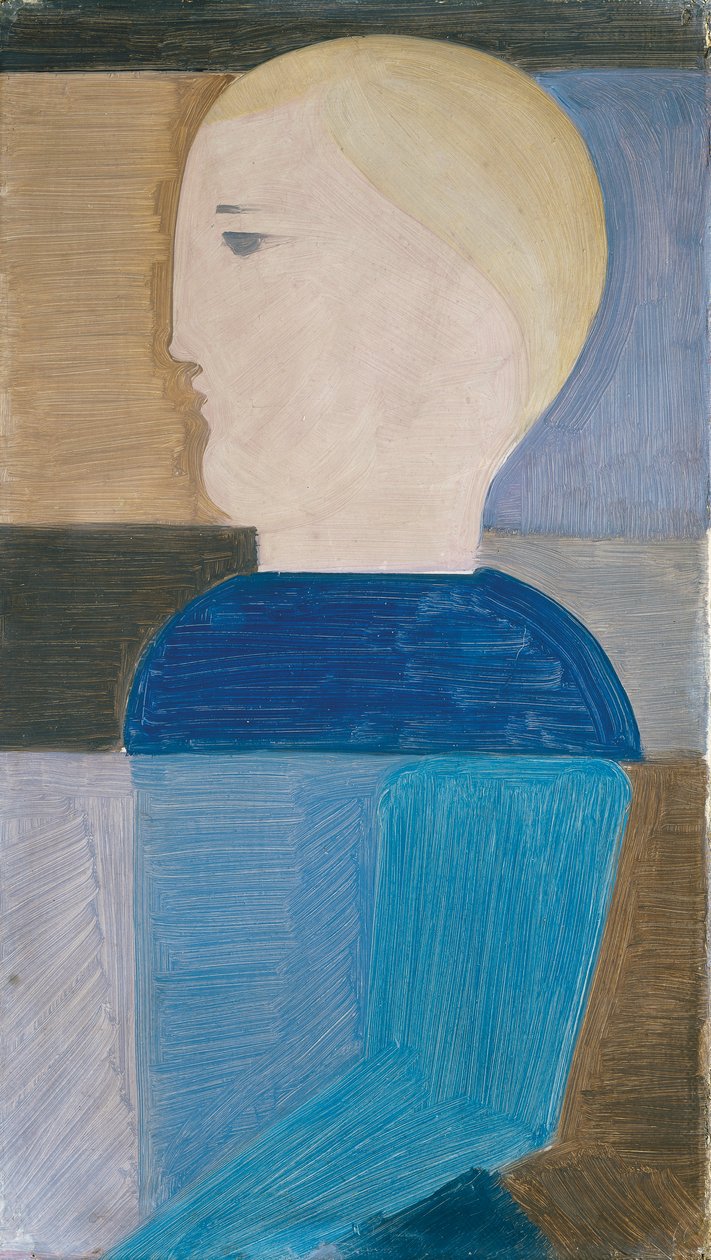 Halbfigur nach links gewandt autorstwa Oskar Schlemmer