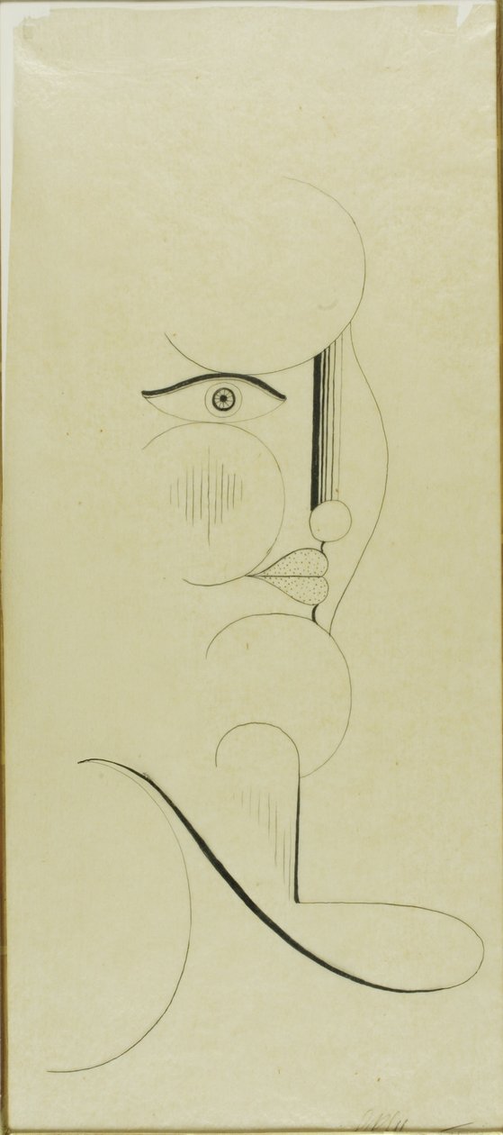 Głowa autorstwa Oskar Schlemmer
