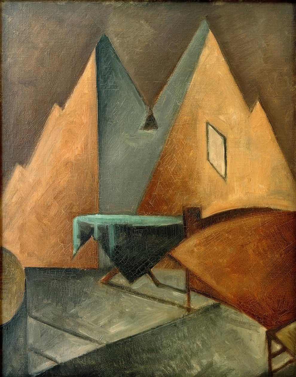 Wnętrze autorstwa Oskar Schlemmer