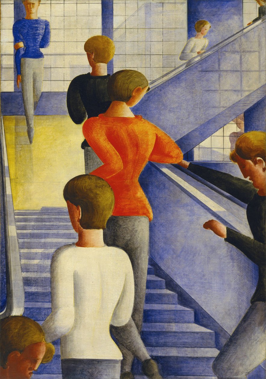 Klatka schodowa Bauhaus autorstwa Oskar Schlemmer