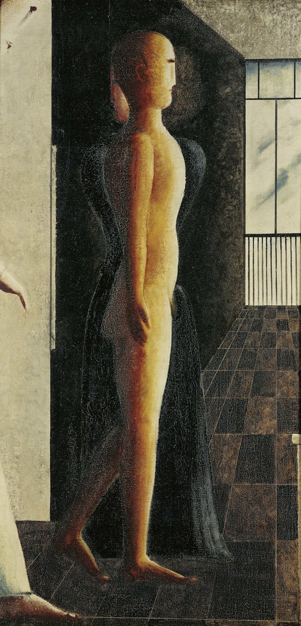 Akt, kobieta i przyjście, 1925. autorstwa Oskar Schlemmer
