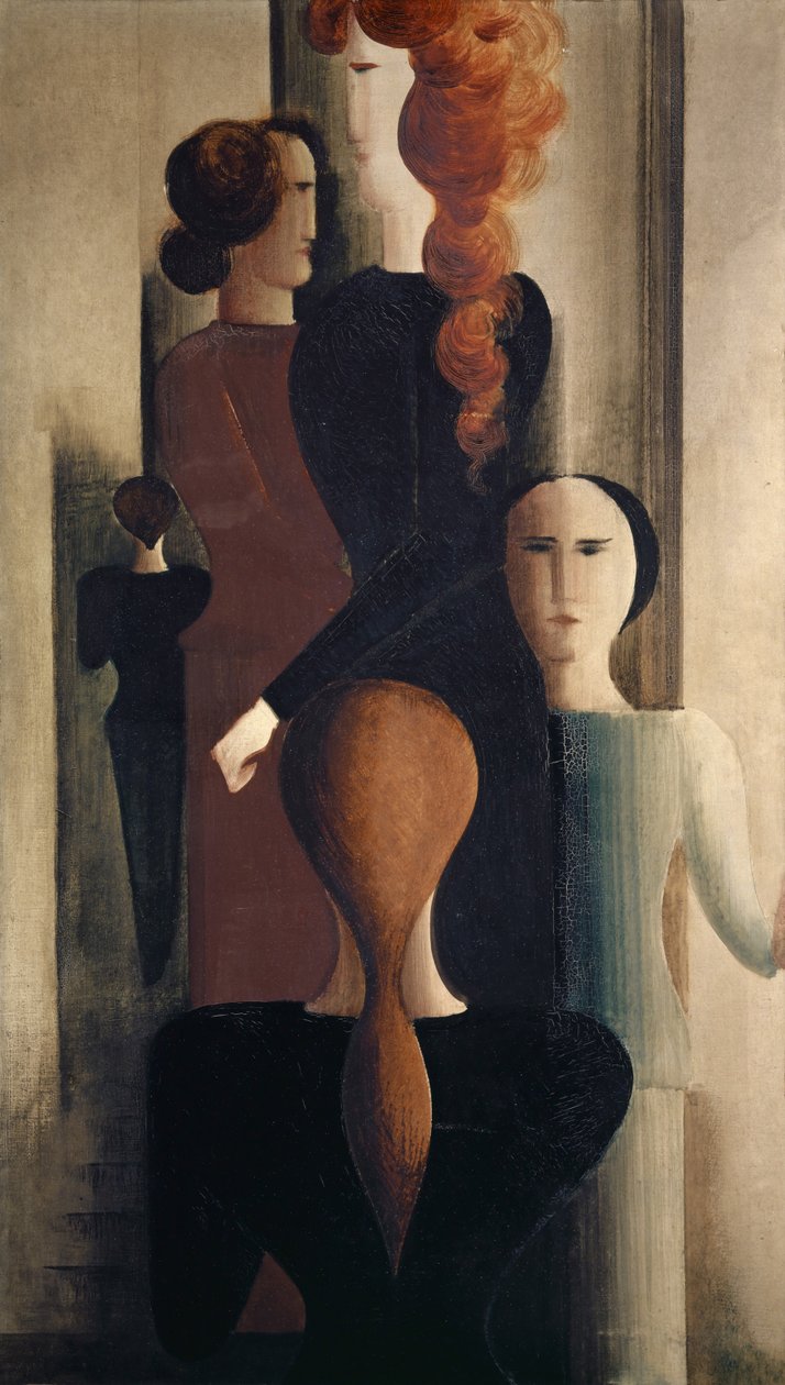 Kobiety na schodach autorstwa Oskar Schlemmer