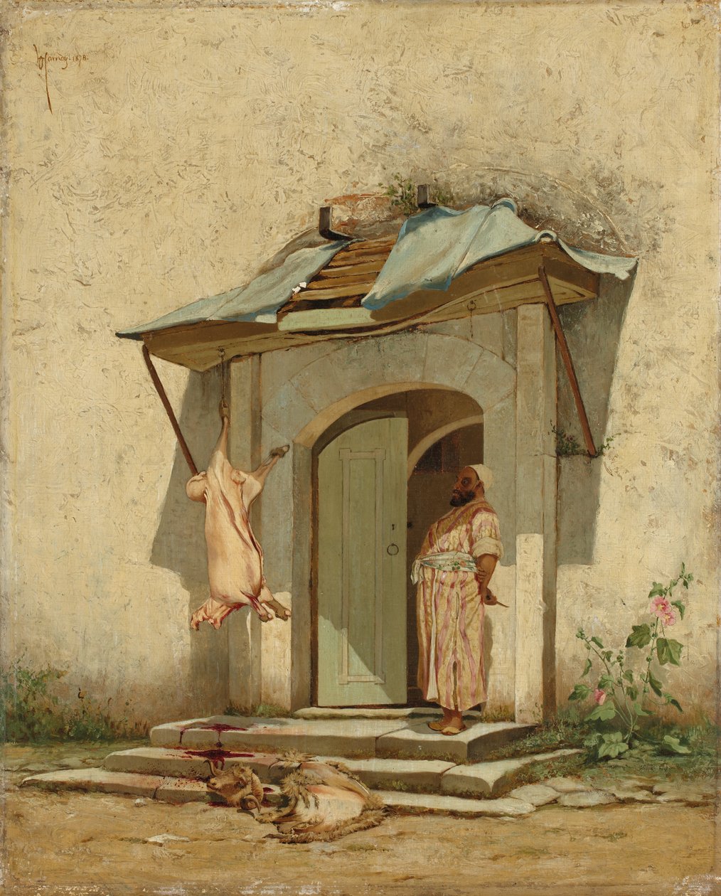 Osmański rzeźnik, 1878 autorstwa Osman Hamdi Bey