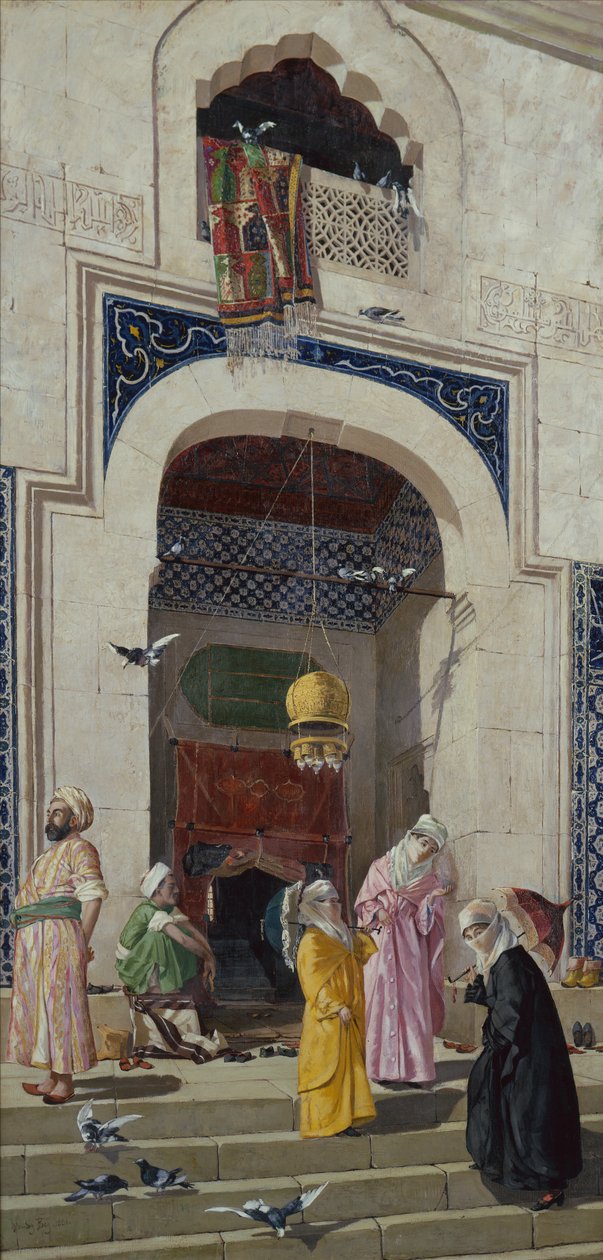 Drzwi Wielkiego Meczetu Bursa autorstwa Osman Hamdi Bey