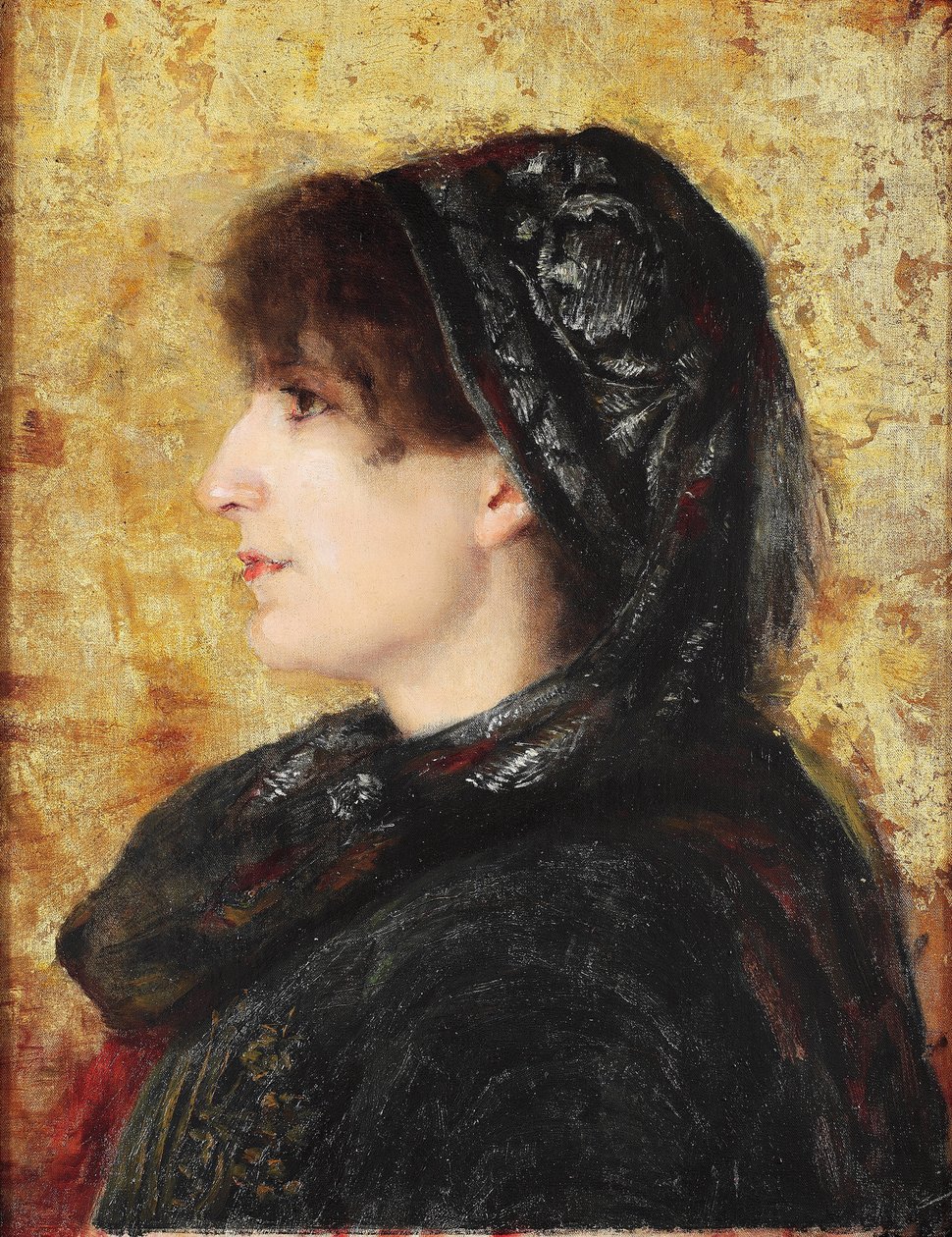 Portret Naile Hanım , Portret Naile Hanım autorstwa Osman Hamdi Bey