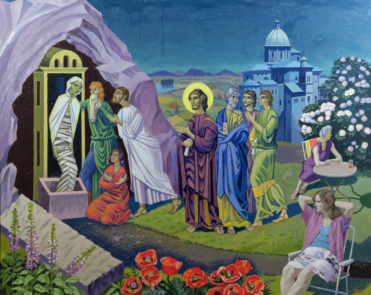 Wskrzeszenie Łazarza, 1987 autorstwa Osmund Caine
