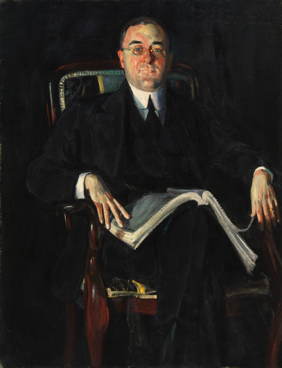 Borys Aleksandrowicz Bakhmetew, ambasador Rosji. autorstwa Ossip Perelma