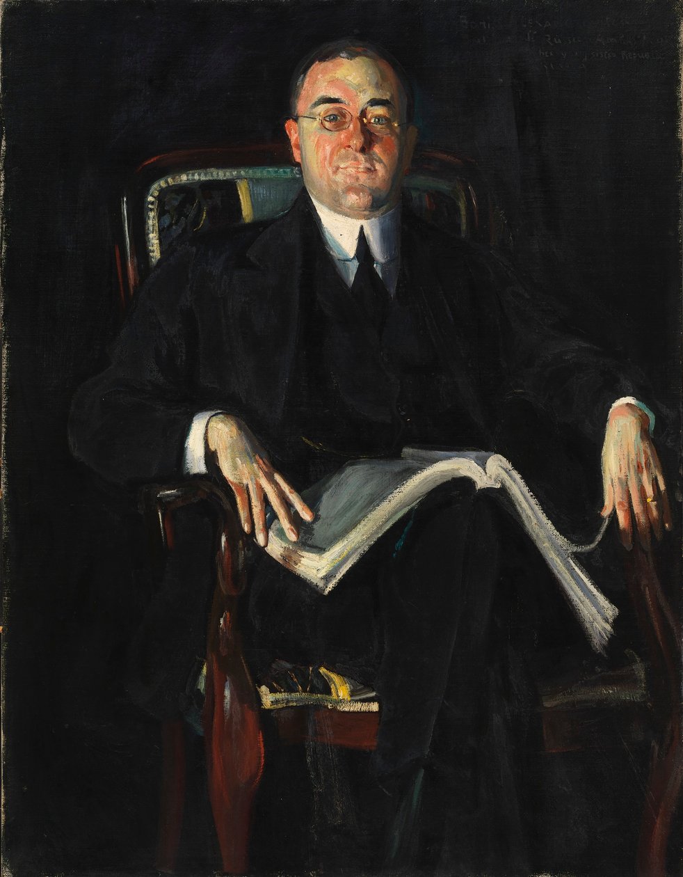 Boris Alexandrovich Bakhmeteff, ambasador Rosji autorstwa Ossip Perelma