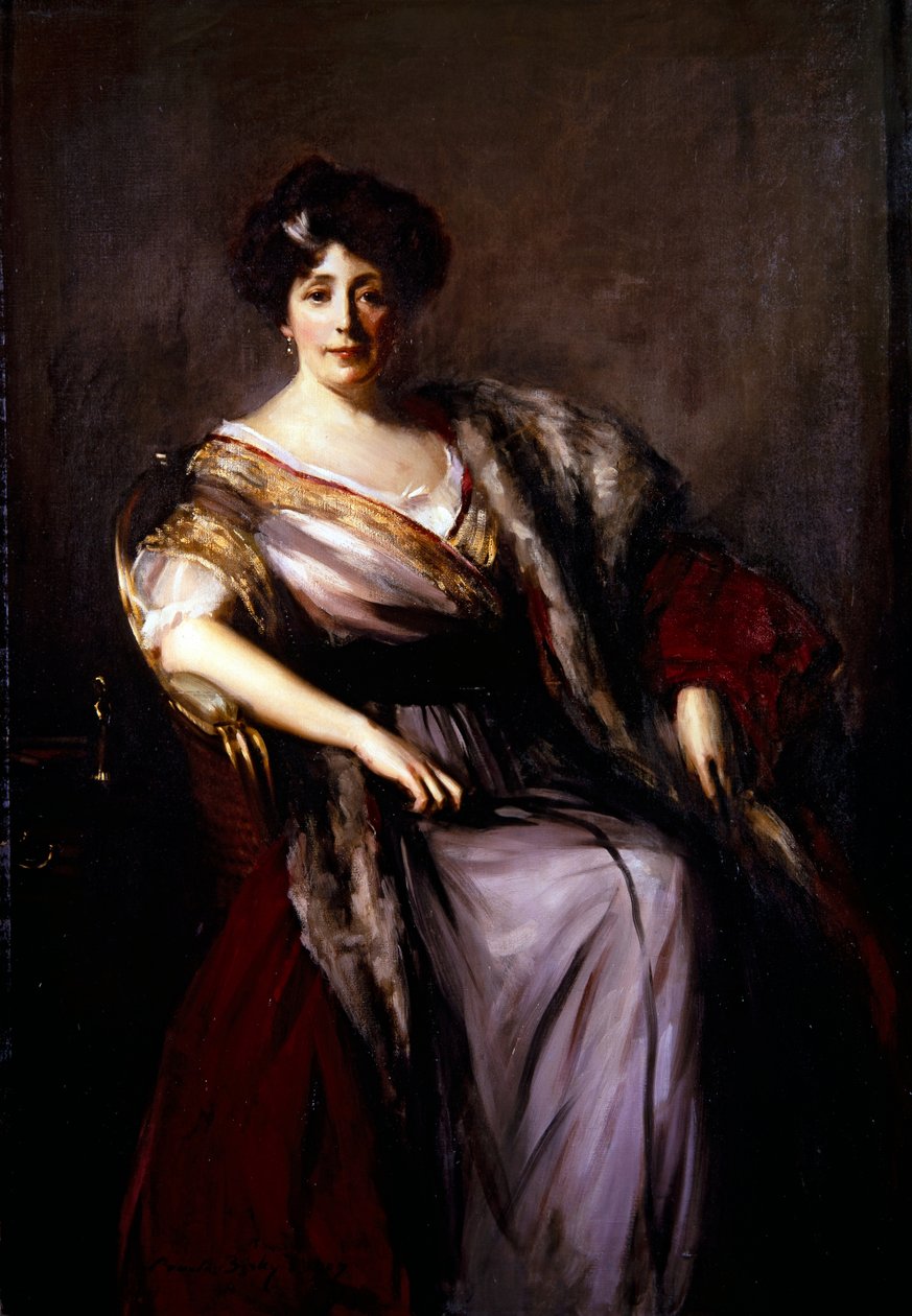 Pani Holden (malarstwo) autorstwa Oswald Hornby Joseph Birley