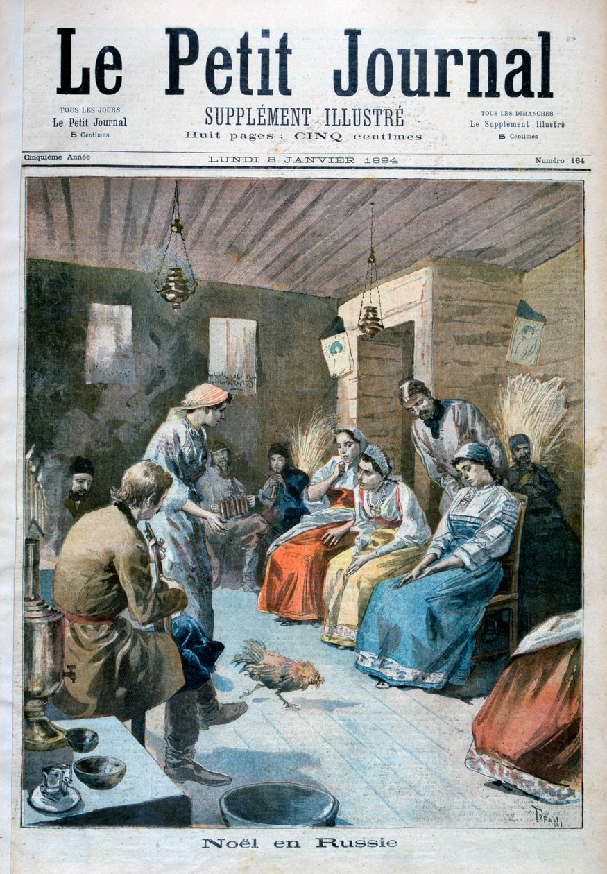 Boże Narodzenie w Rosji, 1893 1894 autorstwa Oswaldo Tofani