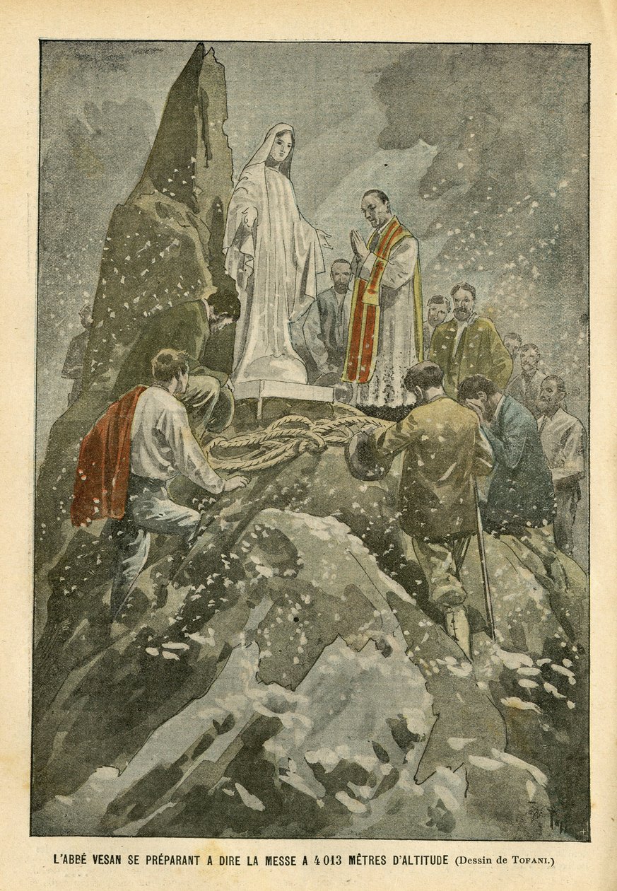Ilustracja Oswaldo Tofaniego (1849-1915) w Le Pelerin autorstwa Oswaldo Tofani