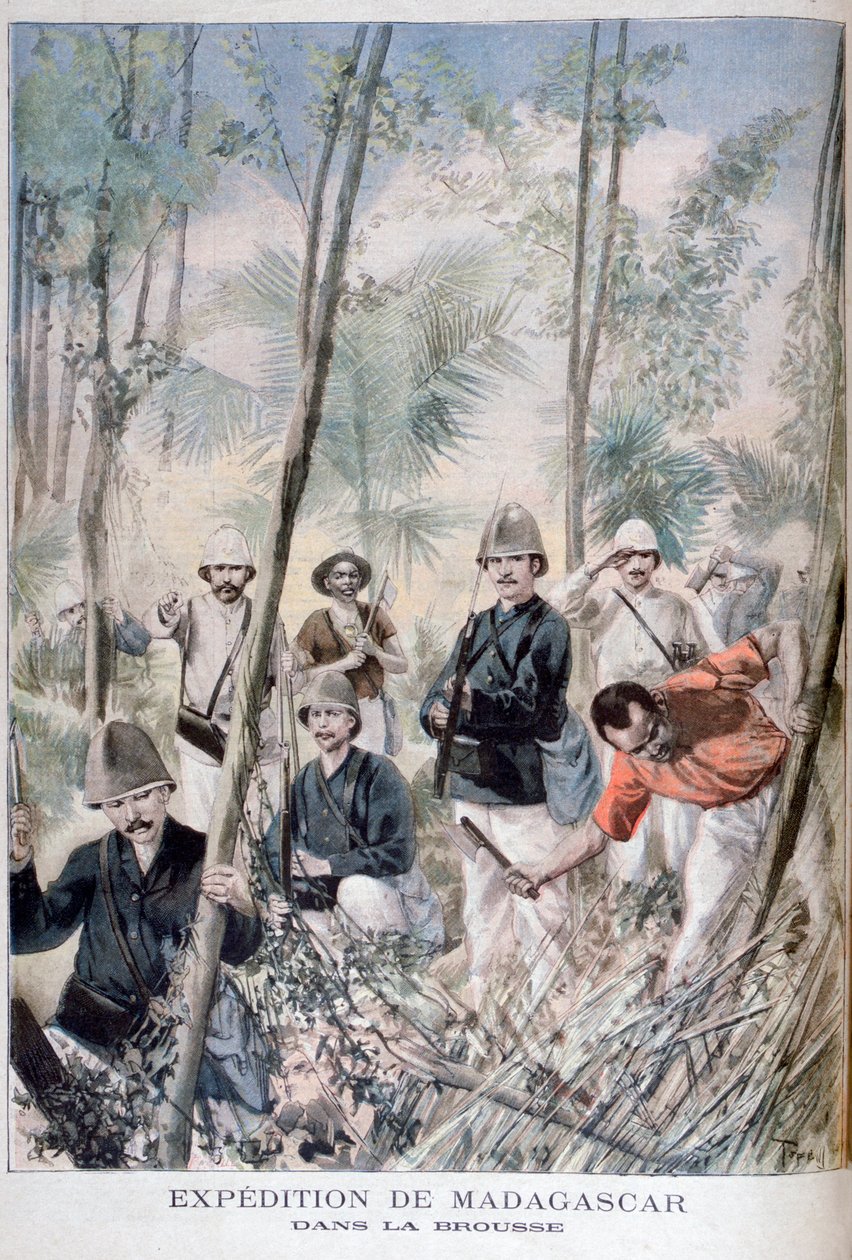 Wyprawa Madagaskar, 1895 autorstwa Oswaldo Tofani
