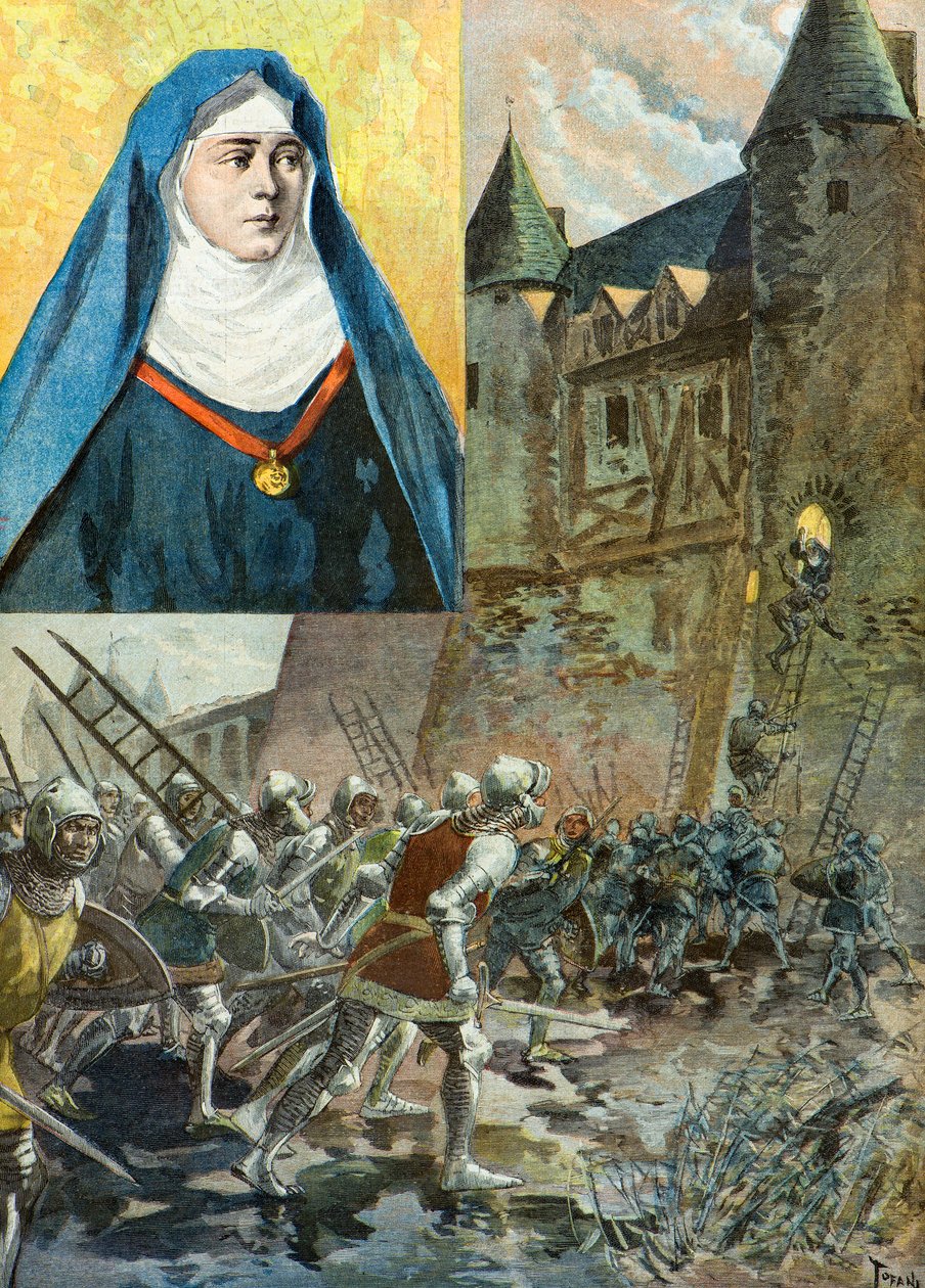 Zakonnica benedyktynka julienne duguesclin autorstwa Oswaldo Tofani