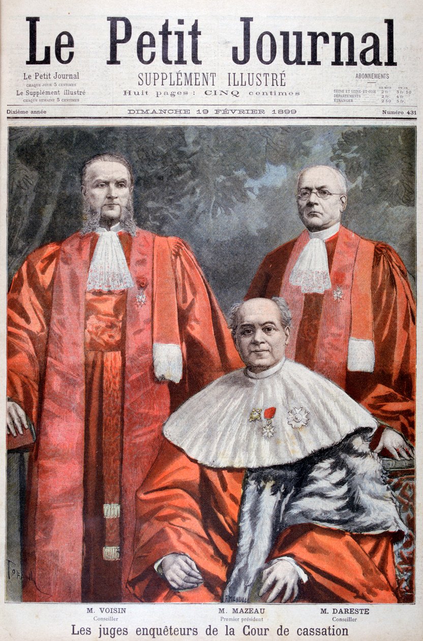 Sędziowie Najwyższego Sądu Apelacyjnego, Francja, 1899. autorstwa Oswaldo Tofani
