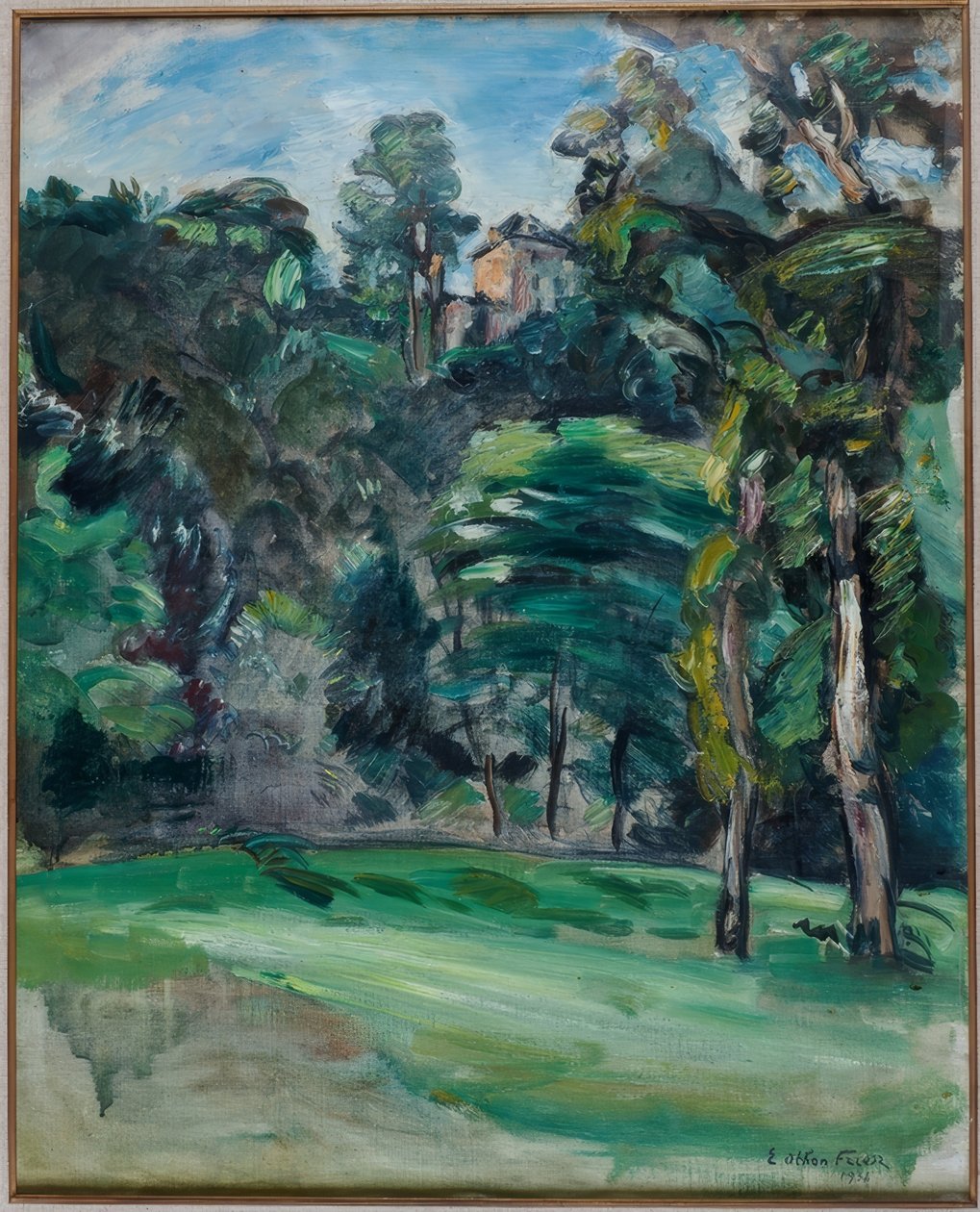 Normandzki krajobraz autorstwa Othon Friesz