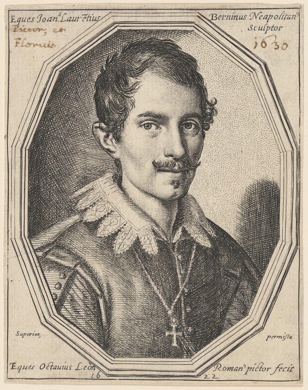 Gian Lorenzo Bernini autorstwa Ottavio Leoni