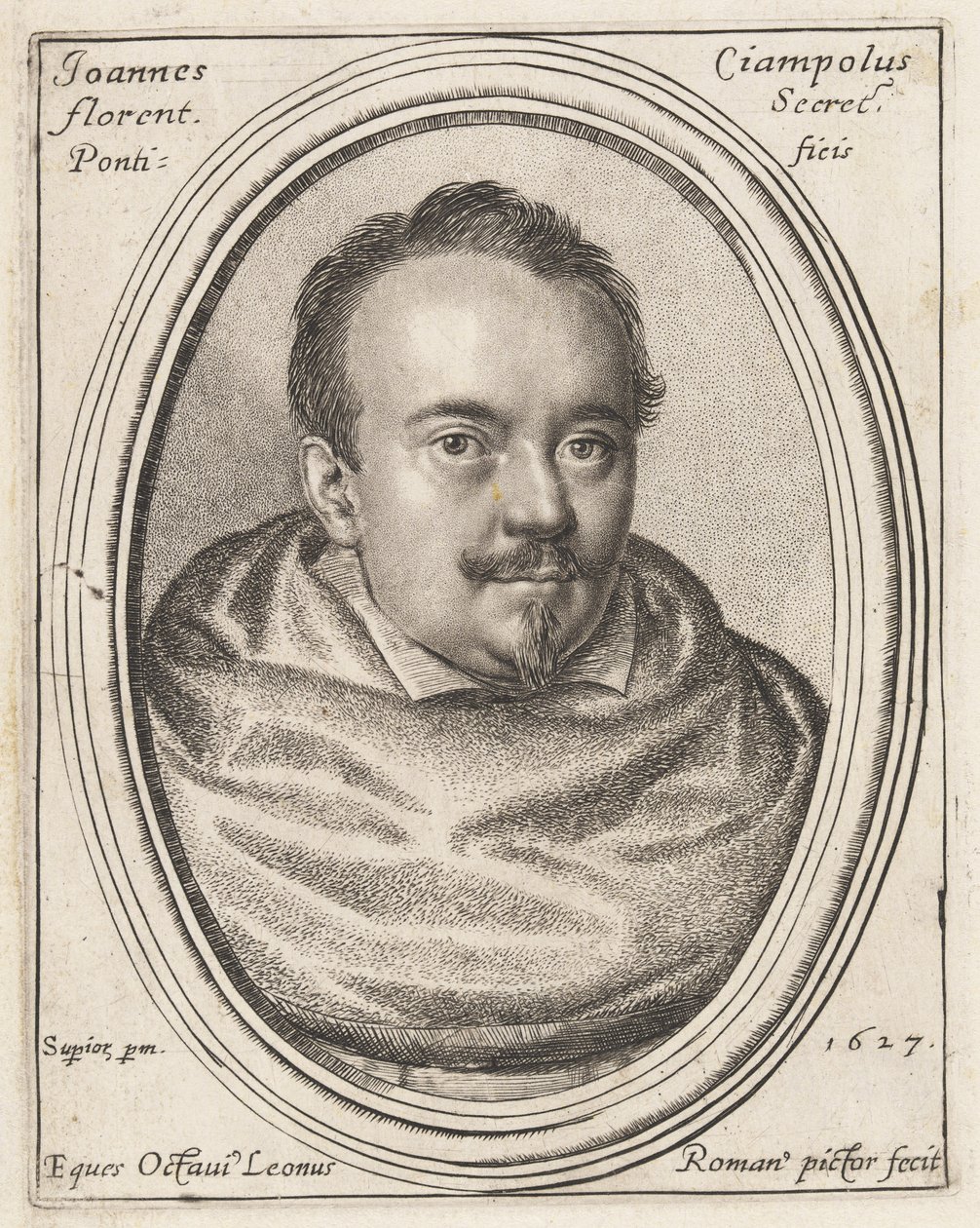 Giovanni Ciampoli, sekretarz papieski autorstwa Ottavio Leoni