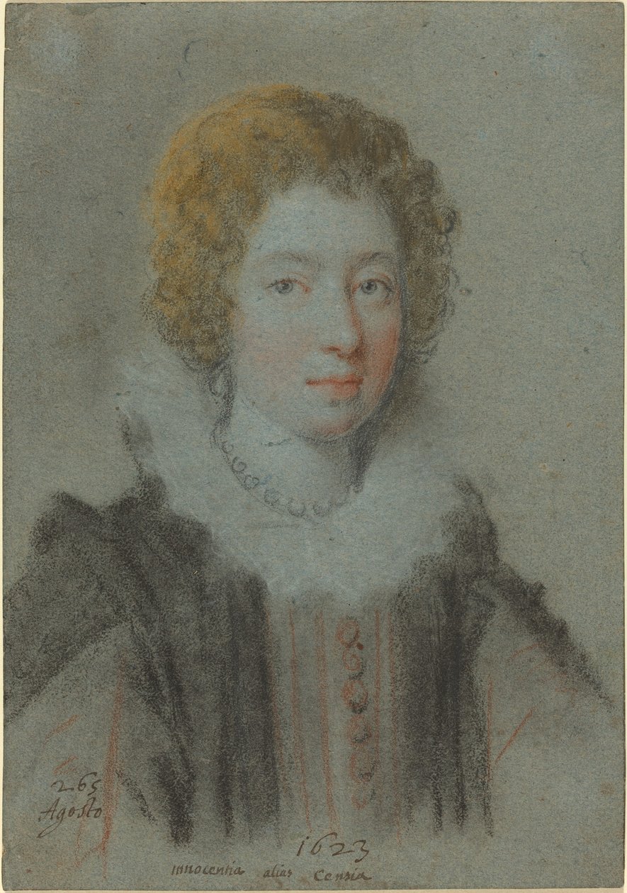 Portret damy autorstwa Ottavio Leoni