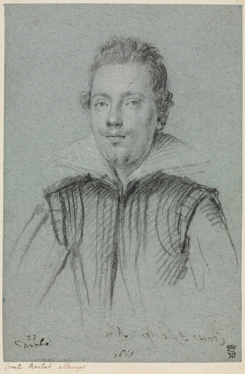 Hrabia Anibal Altemps, 1615. autorstwa Ottavio Mario Leoni