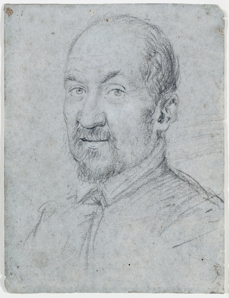 Portret duchownego (ołówek na papierze) autorstwa Ottavio Mario Leoni
