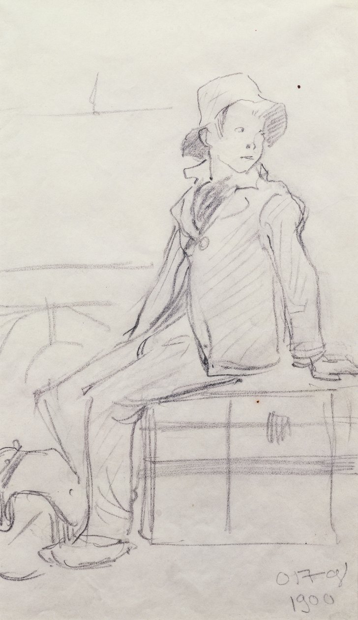 Mały Emigrant, 1900 autorstwa Ottilia Eva Adelborg