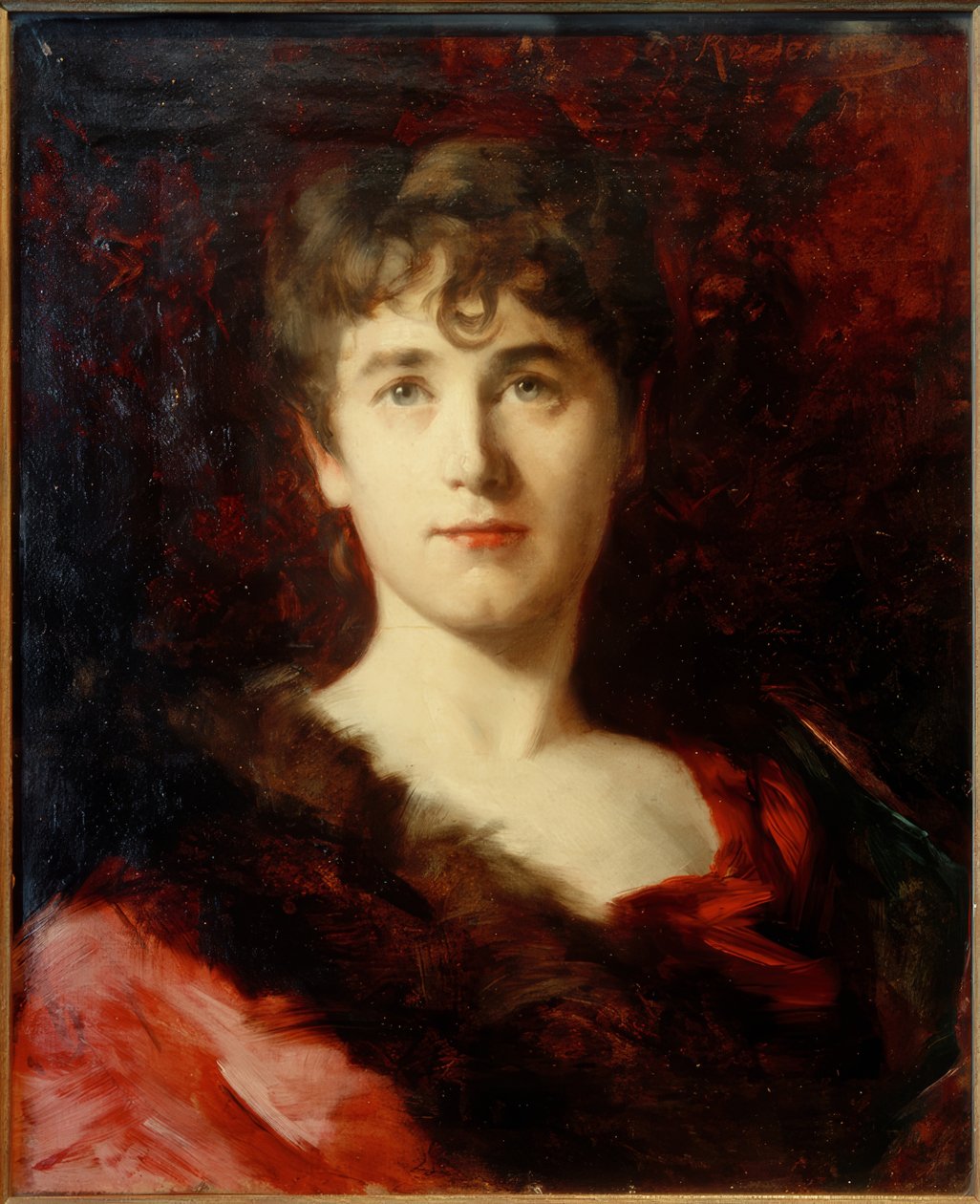 Gertrude Angela Kingston, z domu Konstam autorstwa Ottilie Roederstein