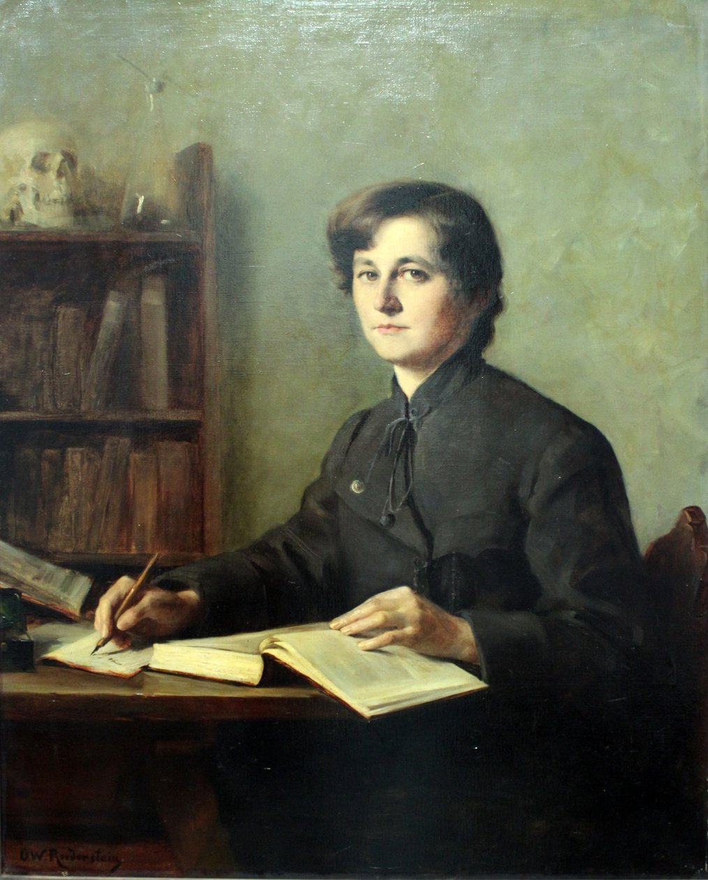 Portret Elisabeth Winterhalter autorstwa Ottilie Roederstein