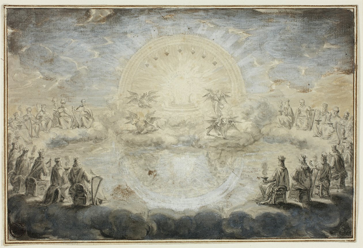 Scena z Objawienia autorstwa Ottmar Elliger the Younger