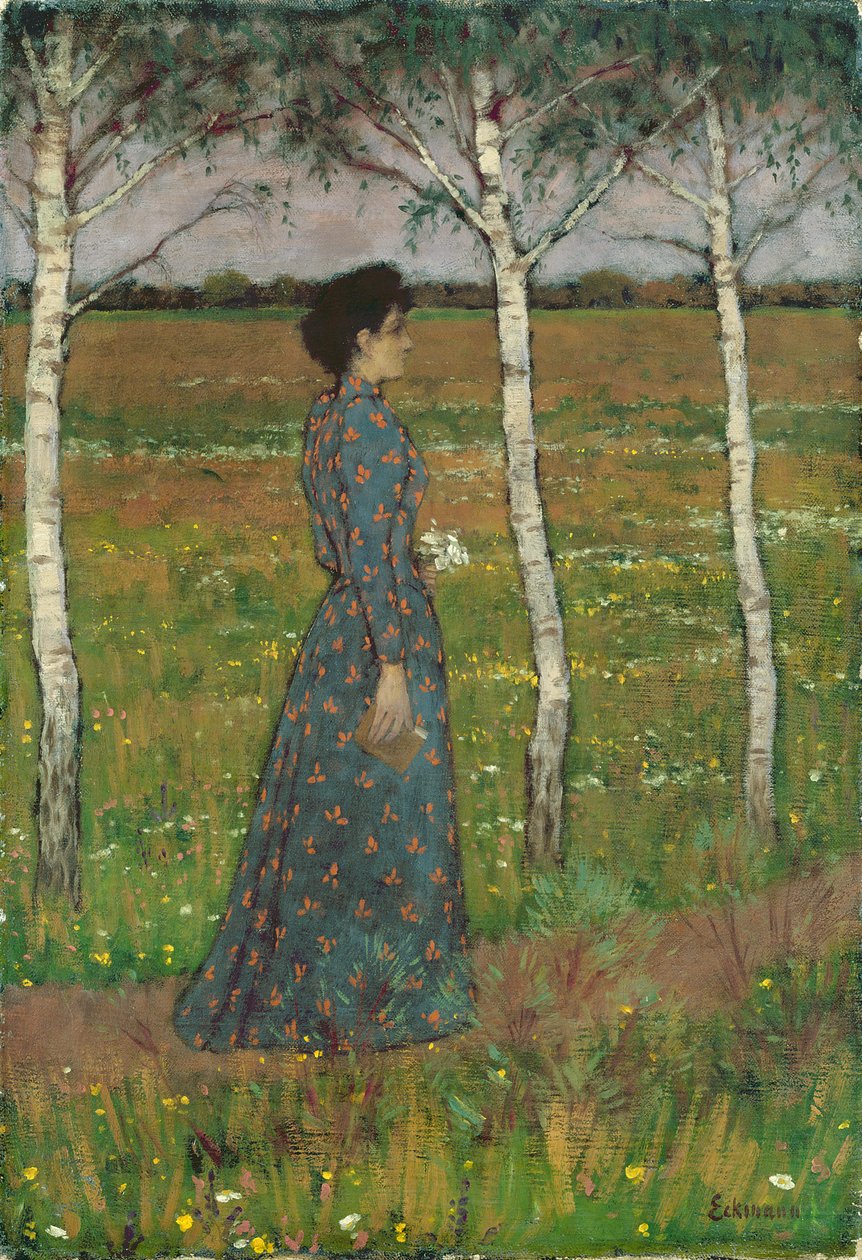 Wiosna autorstwa Otto Eckmann