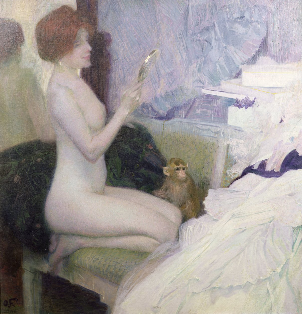 Próżność, 1904 autorstwa Otto Friedrich