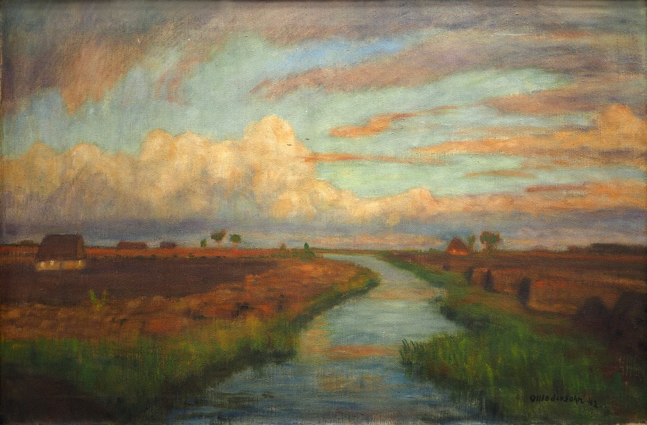 Nieznany obraz autorstwa Otto Modersohn