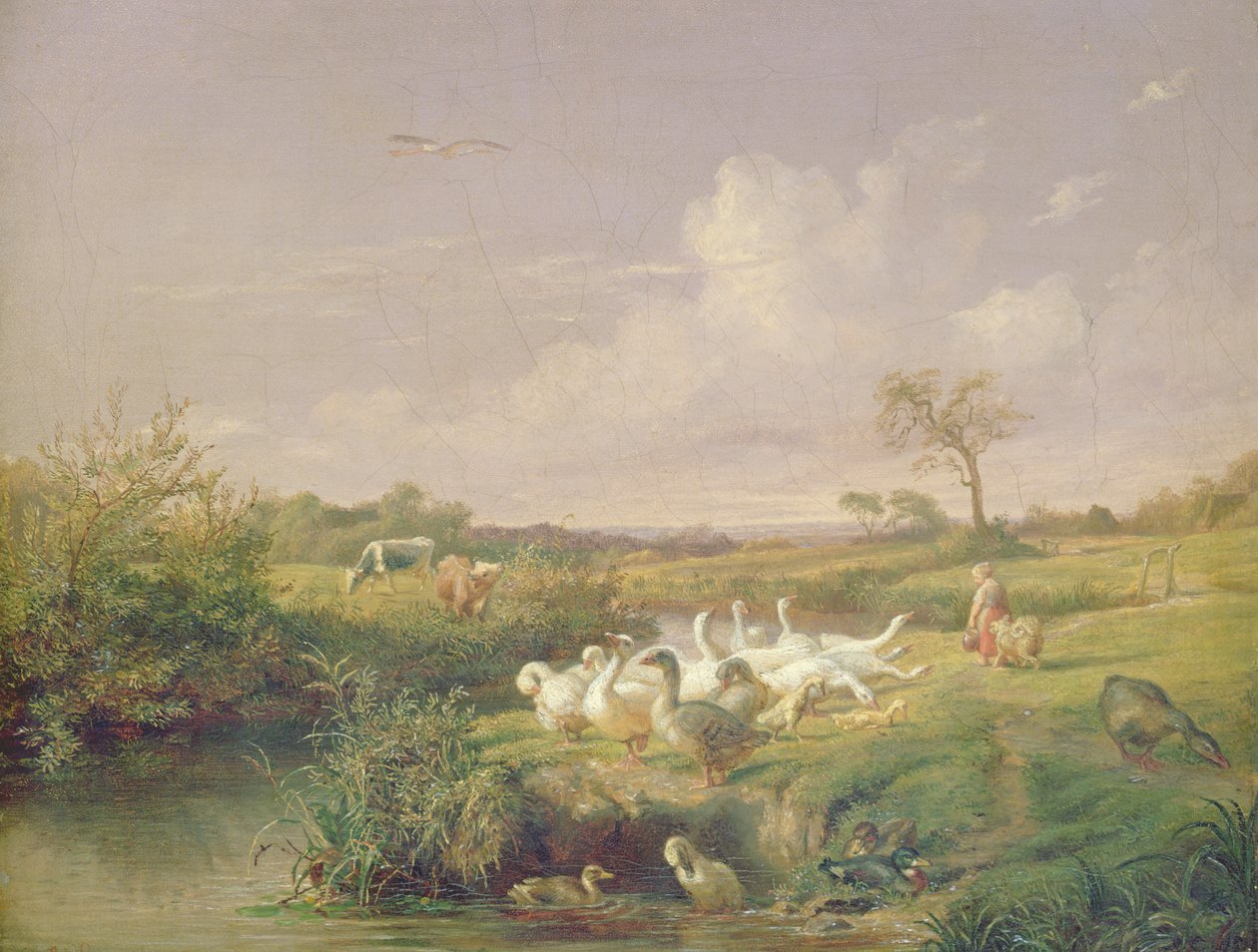 Wypas gęsi, 1854 autorstwa Otto Speckter