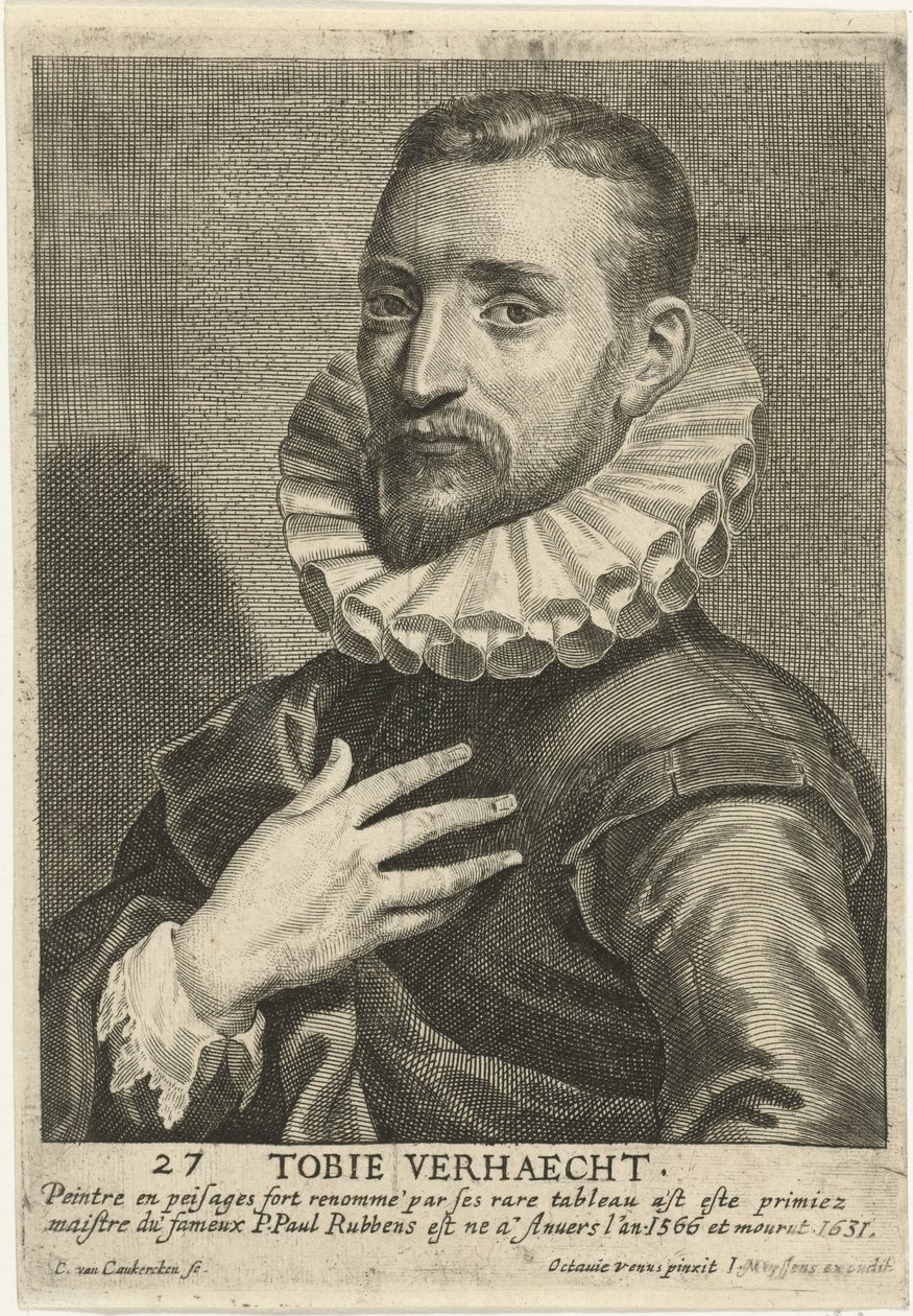 Portret Tobiasza Verhaechta autorstwa Otto van Veen