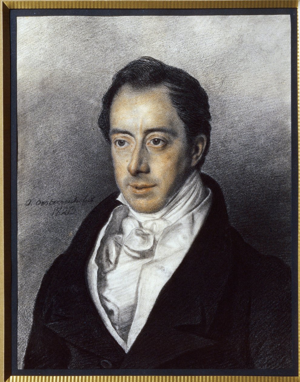 Portret Mikołaja Iwanowicza Turgieniewa (1789-1871). (Portret NI Turgieniewa). Oeuvre de Otto (Yermolay) Oesterreich (1790-1871), pastel na tekturze autorstwa Otto  Oesterreich