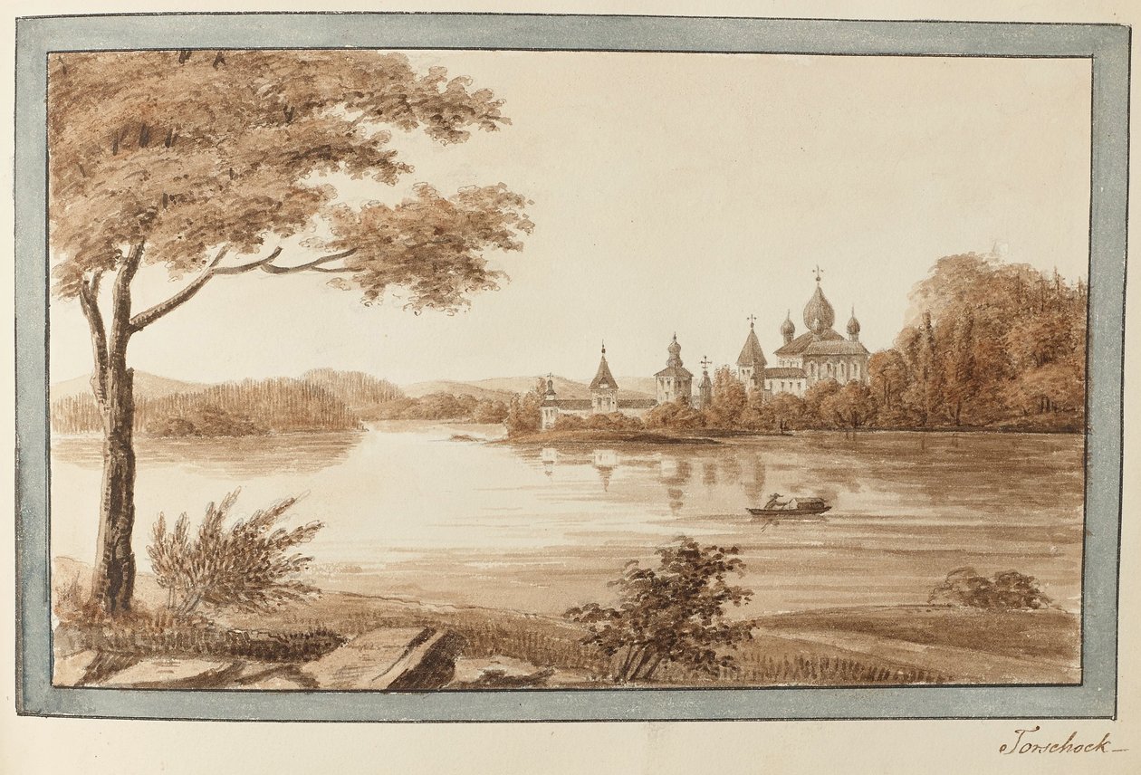 Torżok, 1824-1830 autorstwa Otto August Malmborg