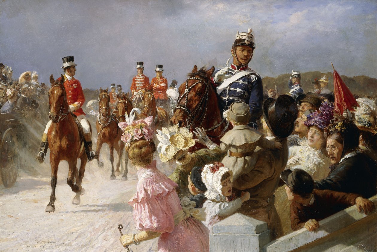 Król nadchodzi, 1898 autorstwa Otto Bache