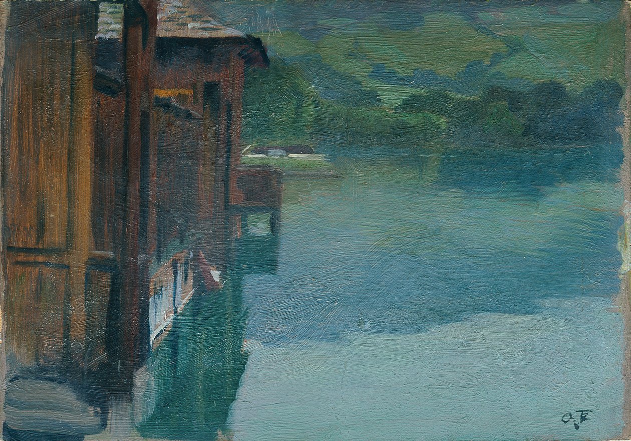 Łaźnia w Gmunden autorstwa Otto Friedrich