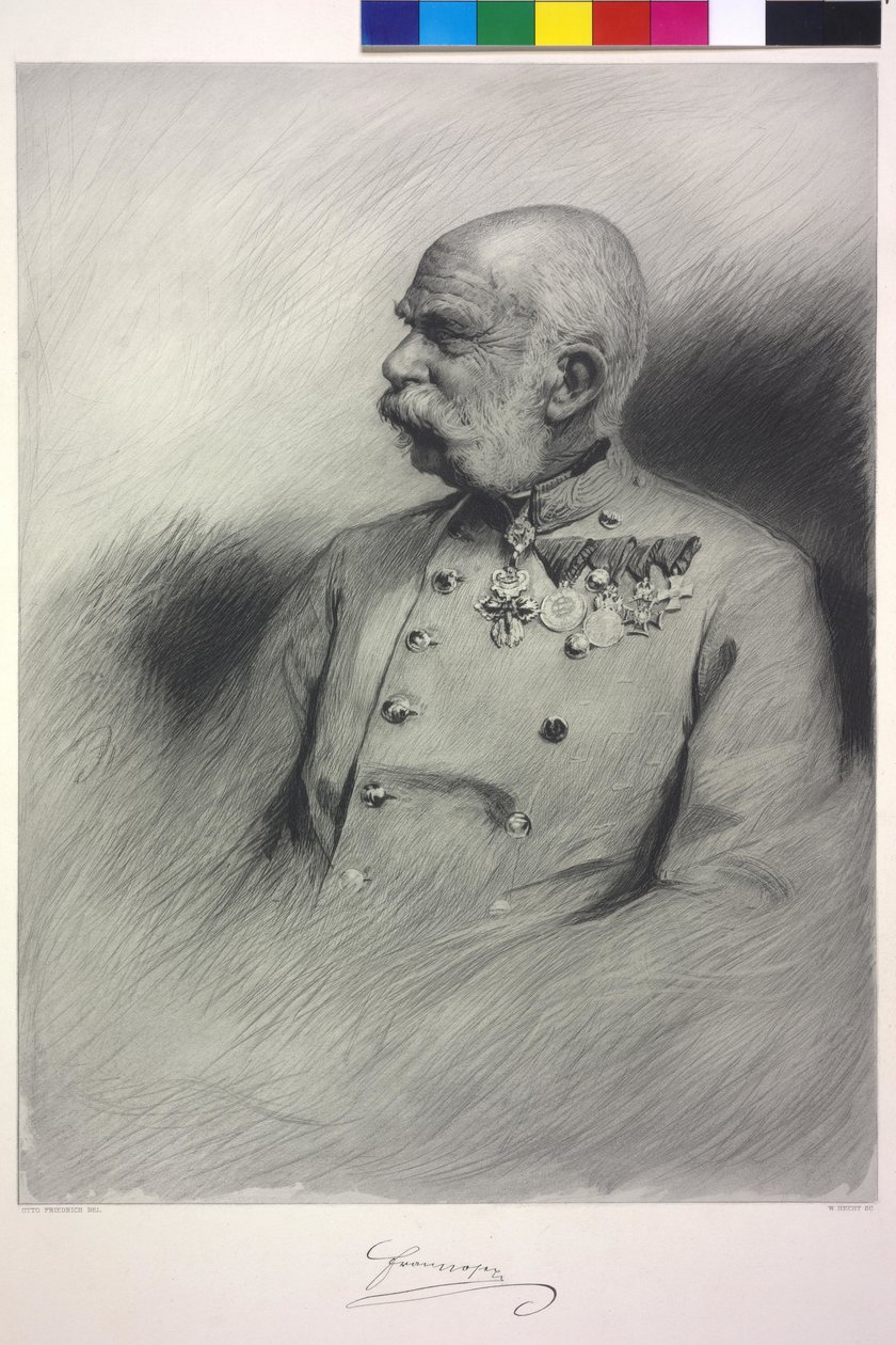 Cesarz Austrii Franciszek Józef I autorstwa Otto Friedrich